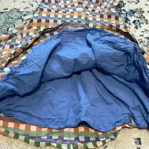 Modcloth, checkered retro fit and flare pocket sleeveless dress small - Picture 5 of 6